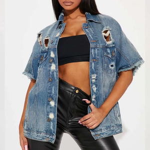 The Short Sleeve Denim Jacket