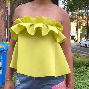 The Ruffle Tube Top