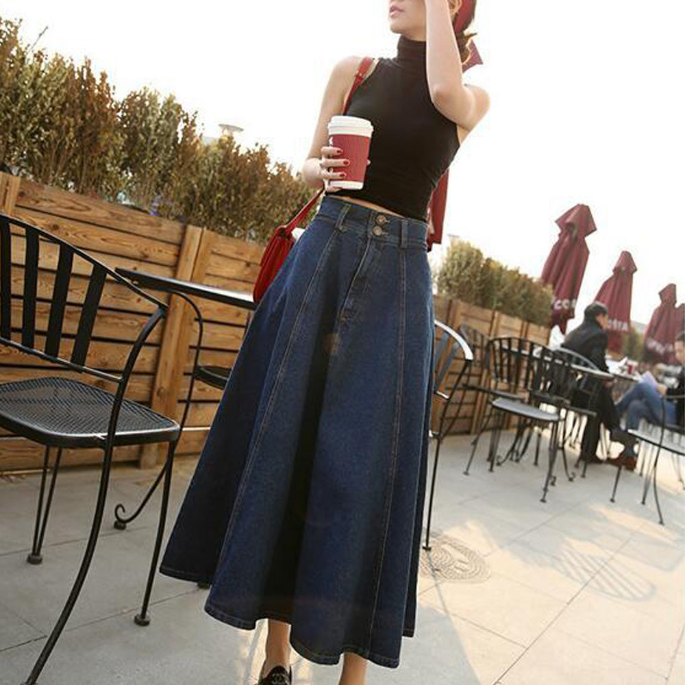 The Vintage Denim Skirt